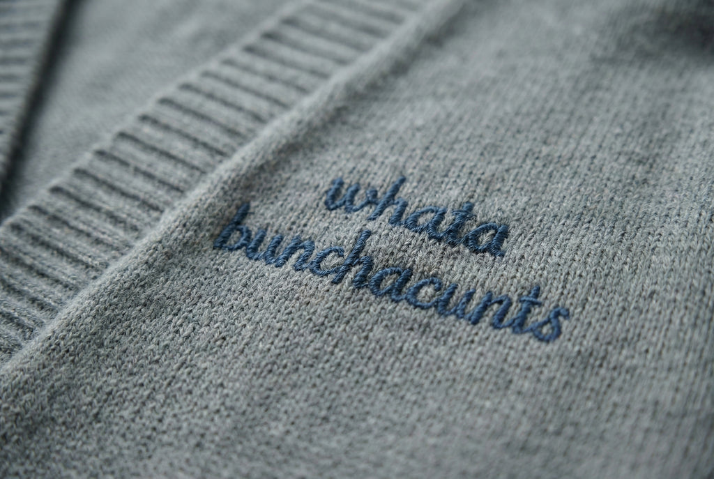 Mink Wool  "Whata Bunchacunts" Cardigan