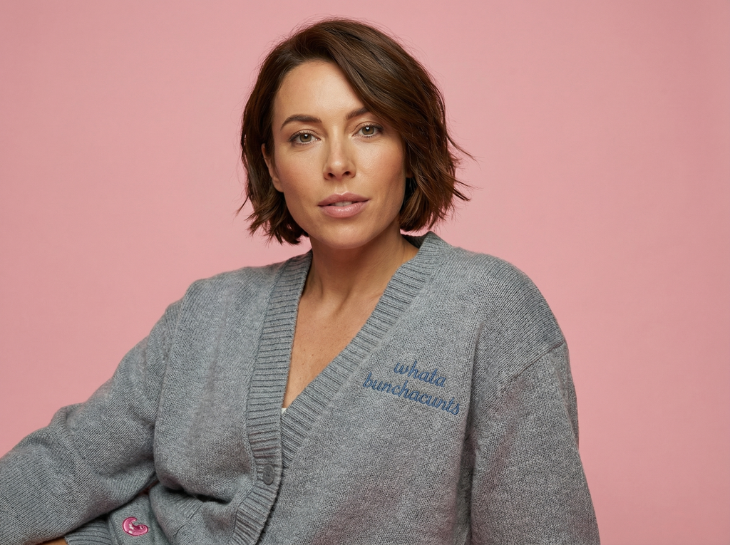 Mink Wool  "Whata Bunchacunts" Cardigan